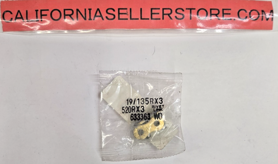 REGINA 520 RX3 Chain Rivet Master Link Gold  #1165
