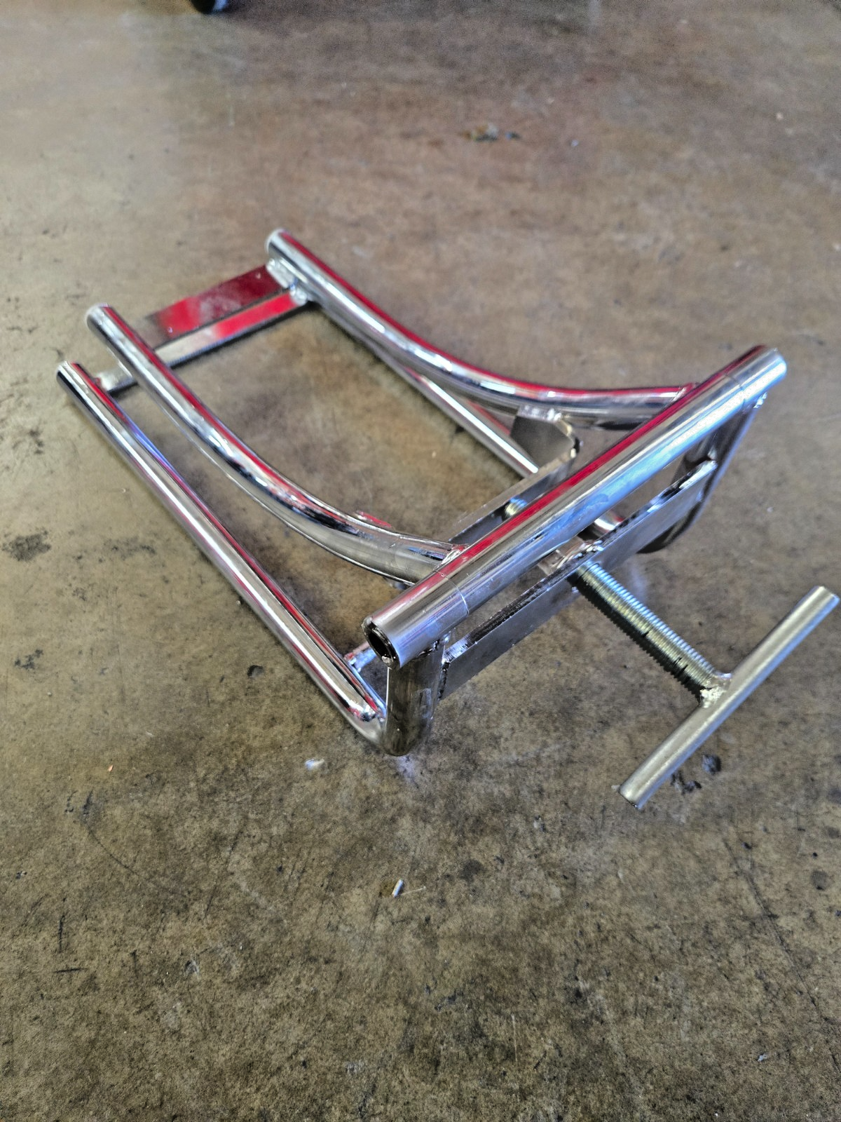 Motorcycle Tire Installation Assistance Tool Adjustable Lifting Frame  #0349