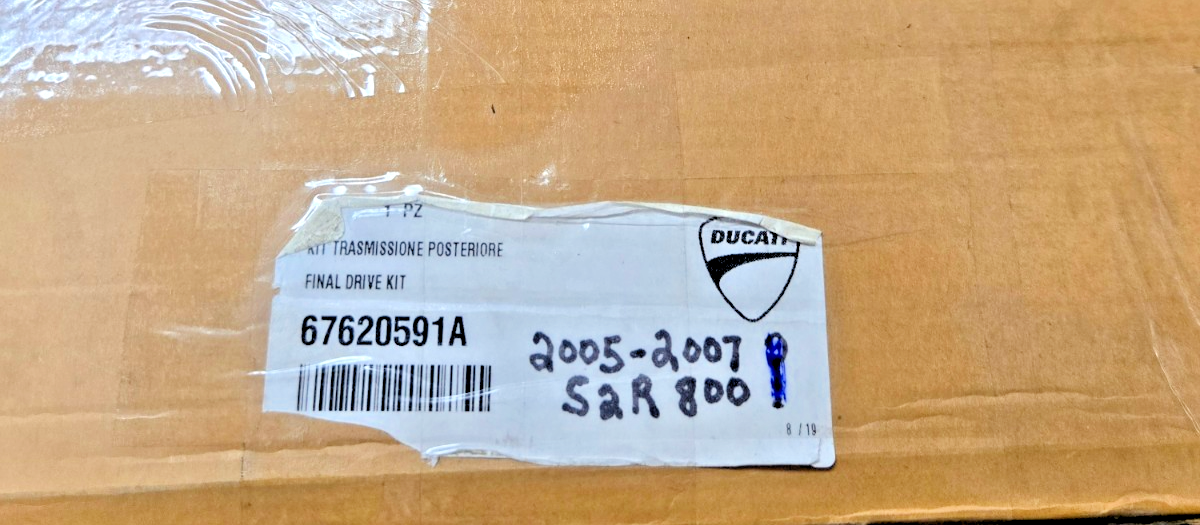 Ducati 800 Monster S2R 05-08 Chain Kit OEM GENUINE OPEN BOX 67620591A #0356