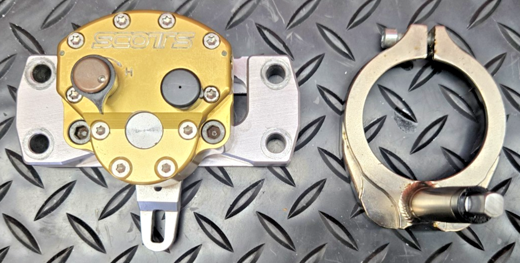 SCOTTS OHLINS Steering Stabilizer Mount Kit Honda CRF Damper Bar mount #0792