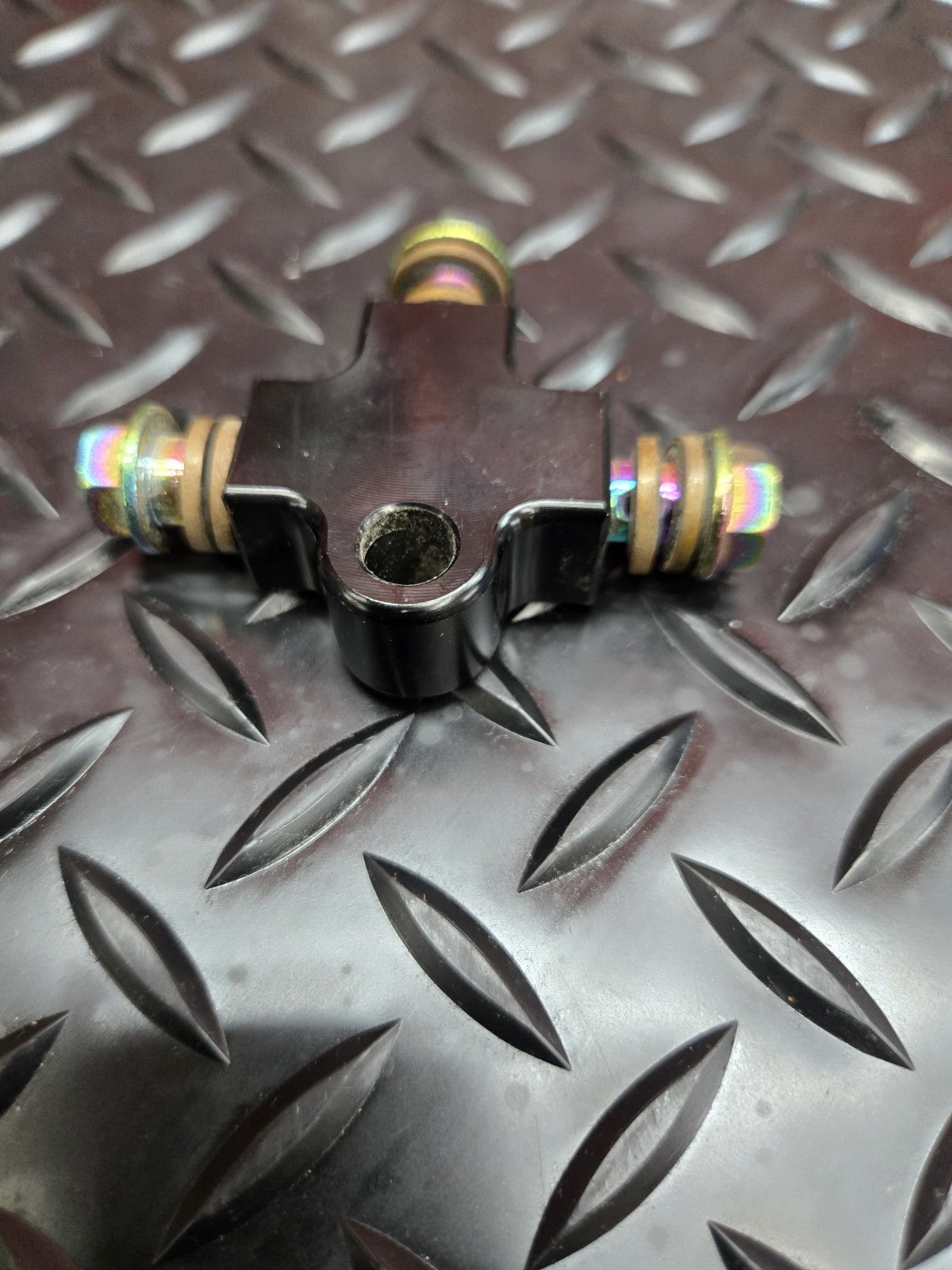 Motorcycle Hydraulic Brake oil Hose Pipe Tee Coupling Tee Connector  #0743