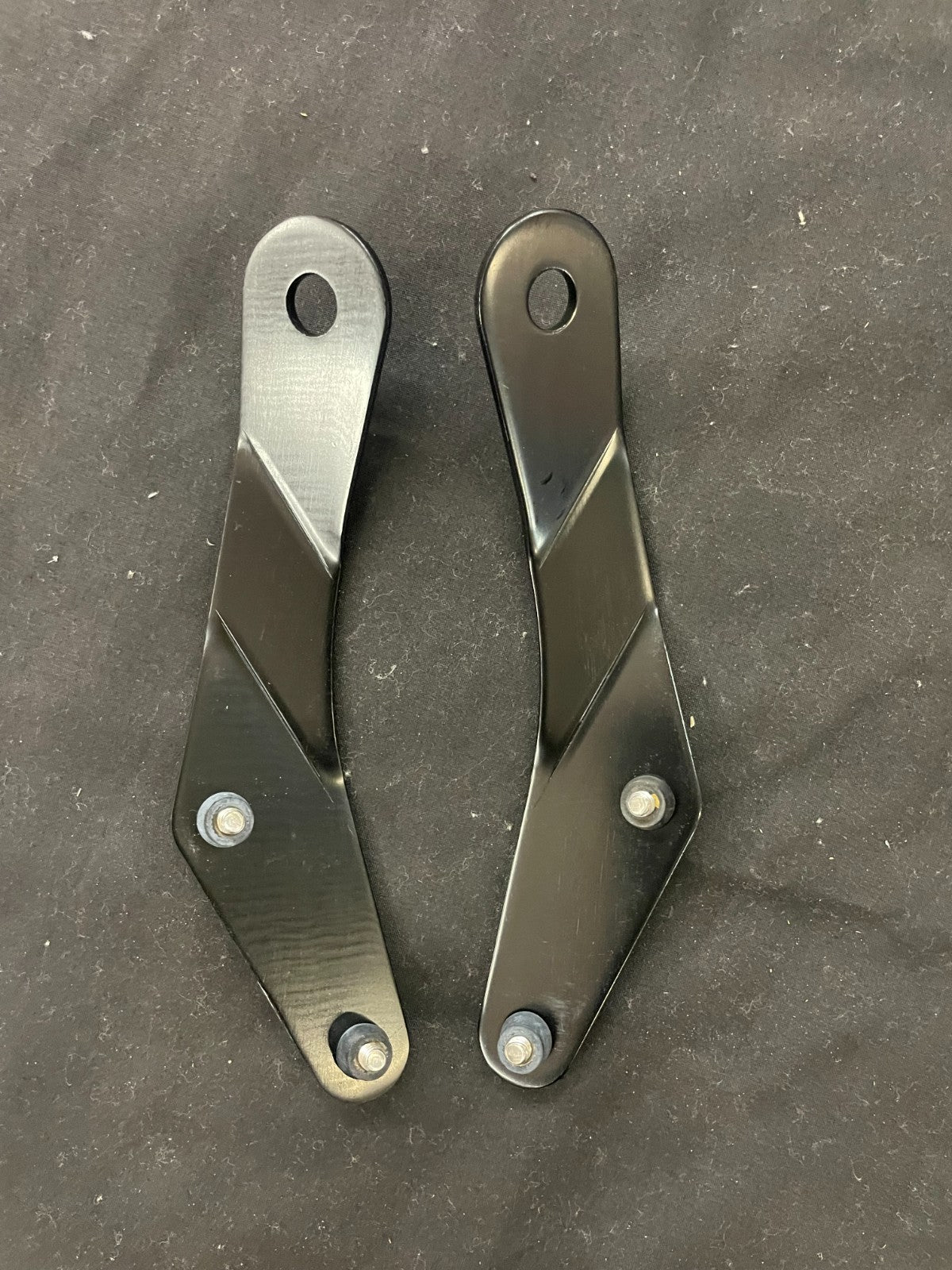 Small Universal Windshield Motorcycle Wind Deflector Windscreen CAFE RACER #0119