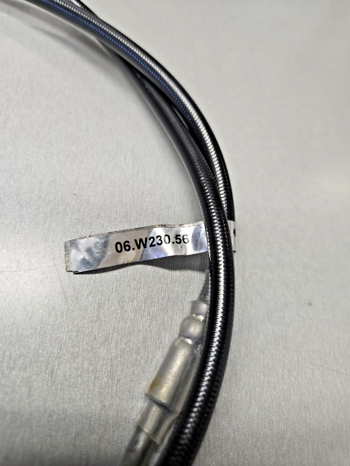 BRAKE LINE Black Braided 40" Universal Brake Line #0457