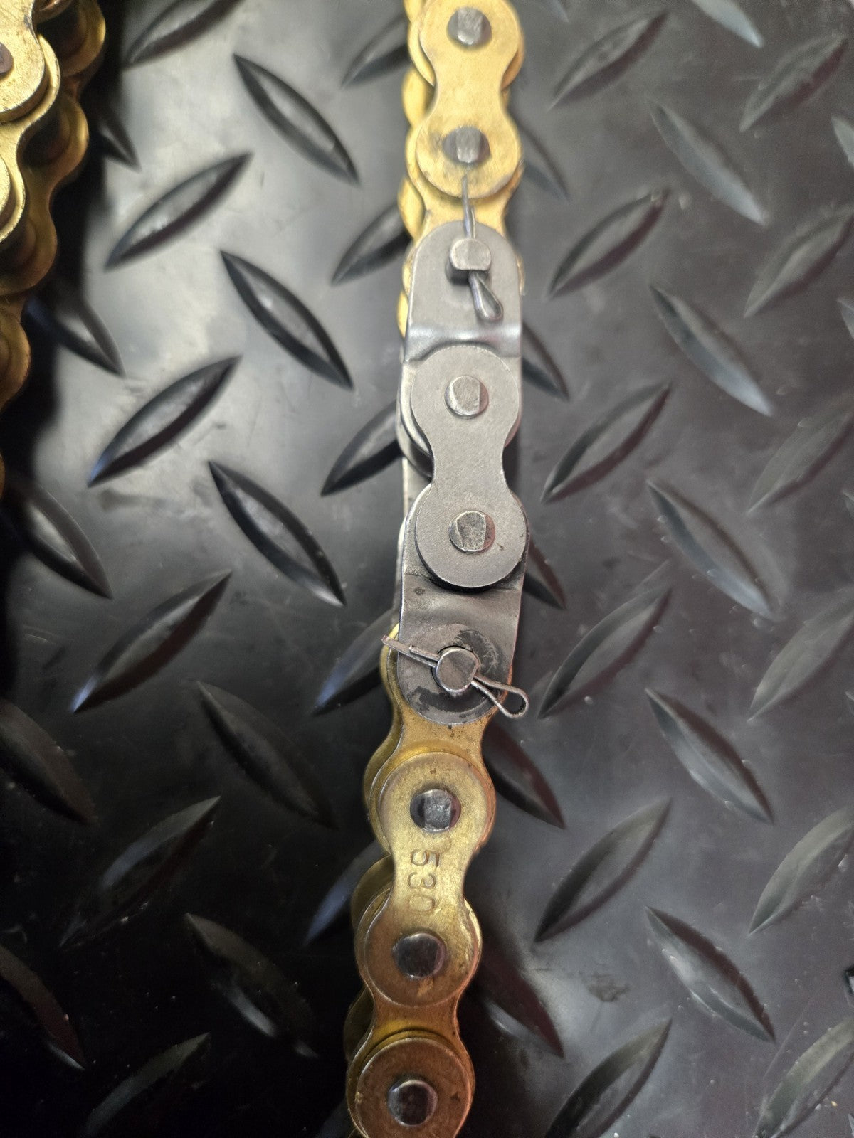 Half Link and master link for 530 standard chain no o-rings #1161