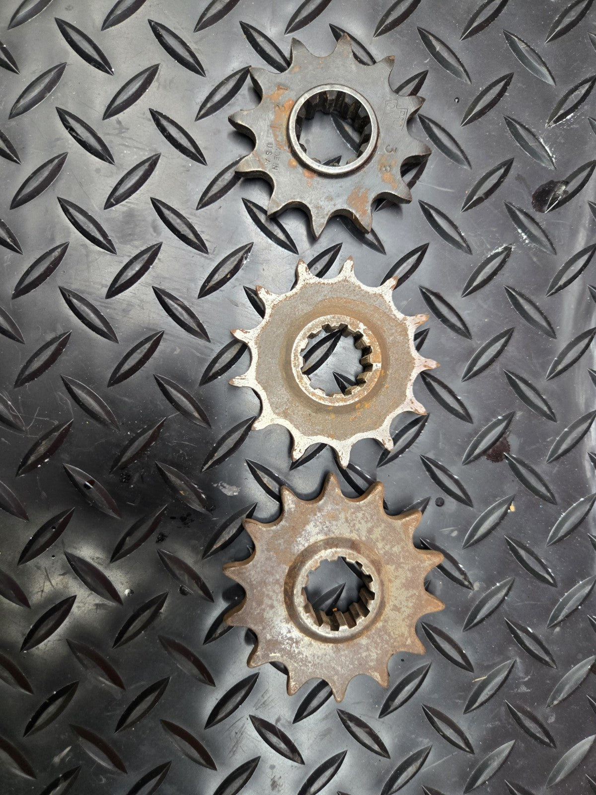 3X HUSQVARNA 510 TE 1987 Front drive sprocket Husqvarna 12T 13T 14T