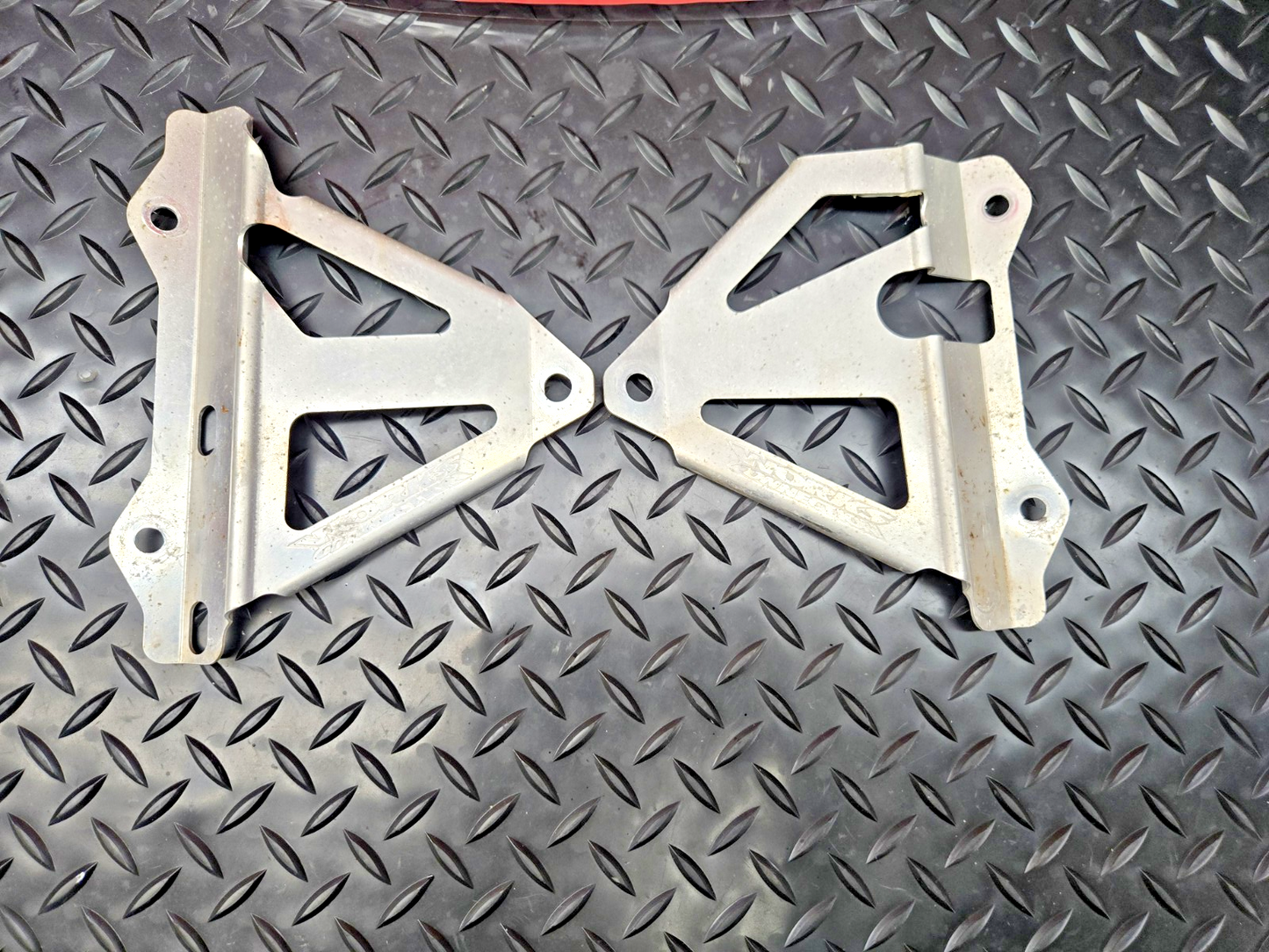 Honda CRF250R  CR250  2004 Works Connection Radiator Braces 18-770  #0775