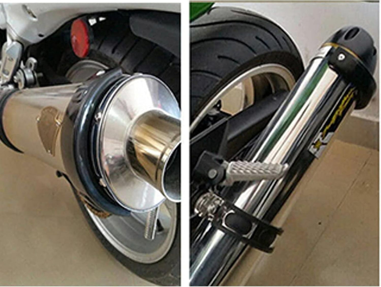 Motorcycle Exhaust Protector 100-160mm Can Cover Round oval Exhaust Guard Cover