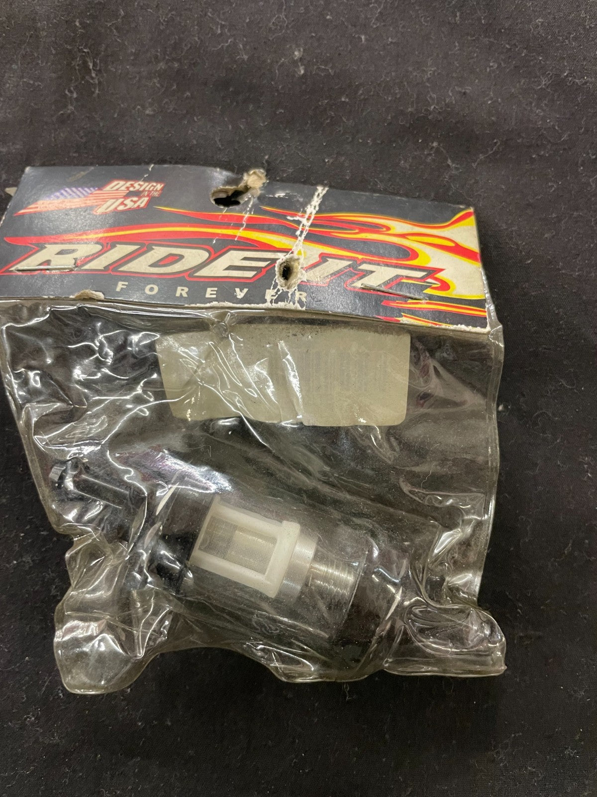 Ride It black  Aluminum Gas Filter Washable STK0152010371  #0345