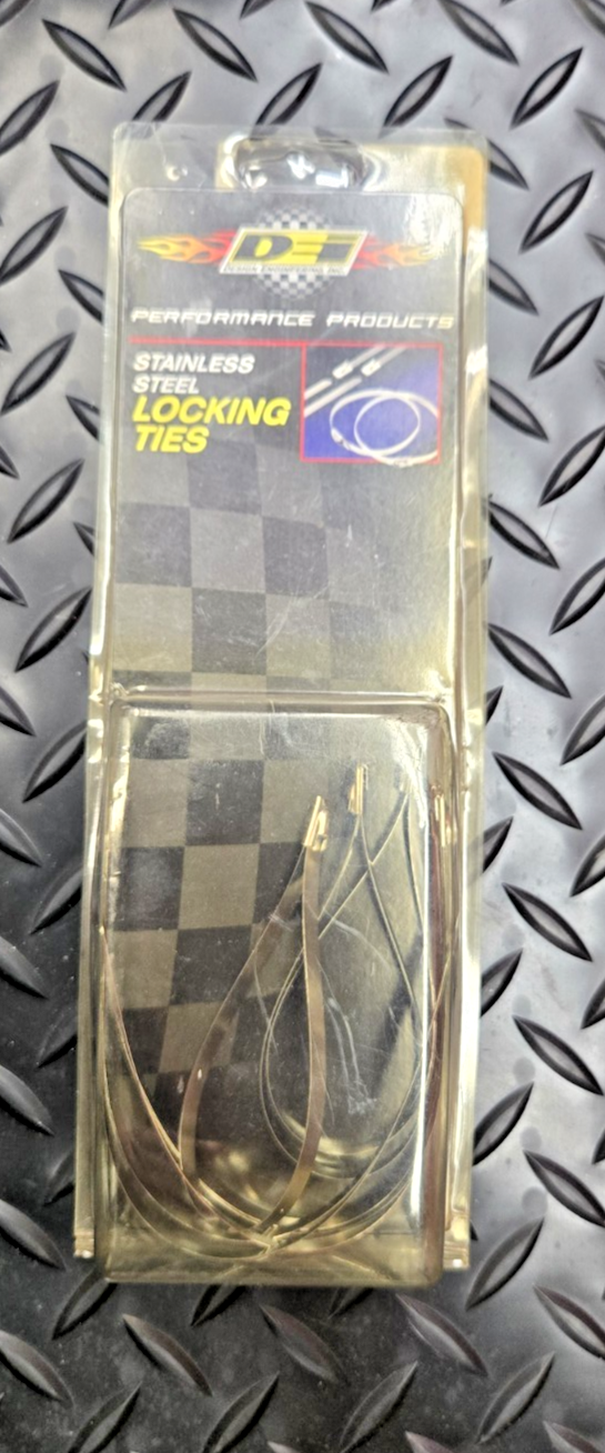 DEi 010201 8 Inch Stainless Steel Locking Ties, 8 Pack NOS  #0538