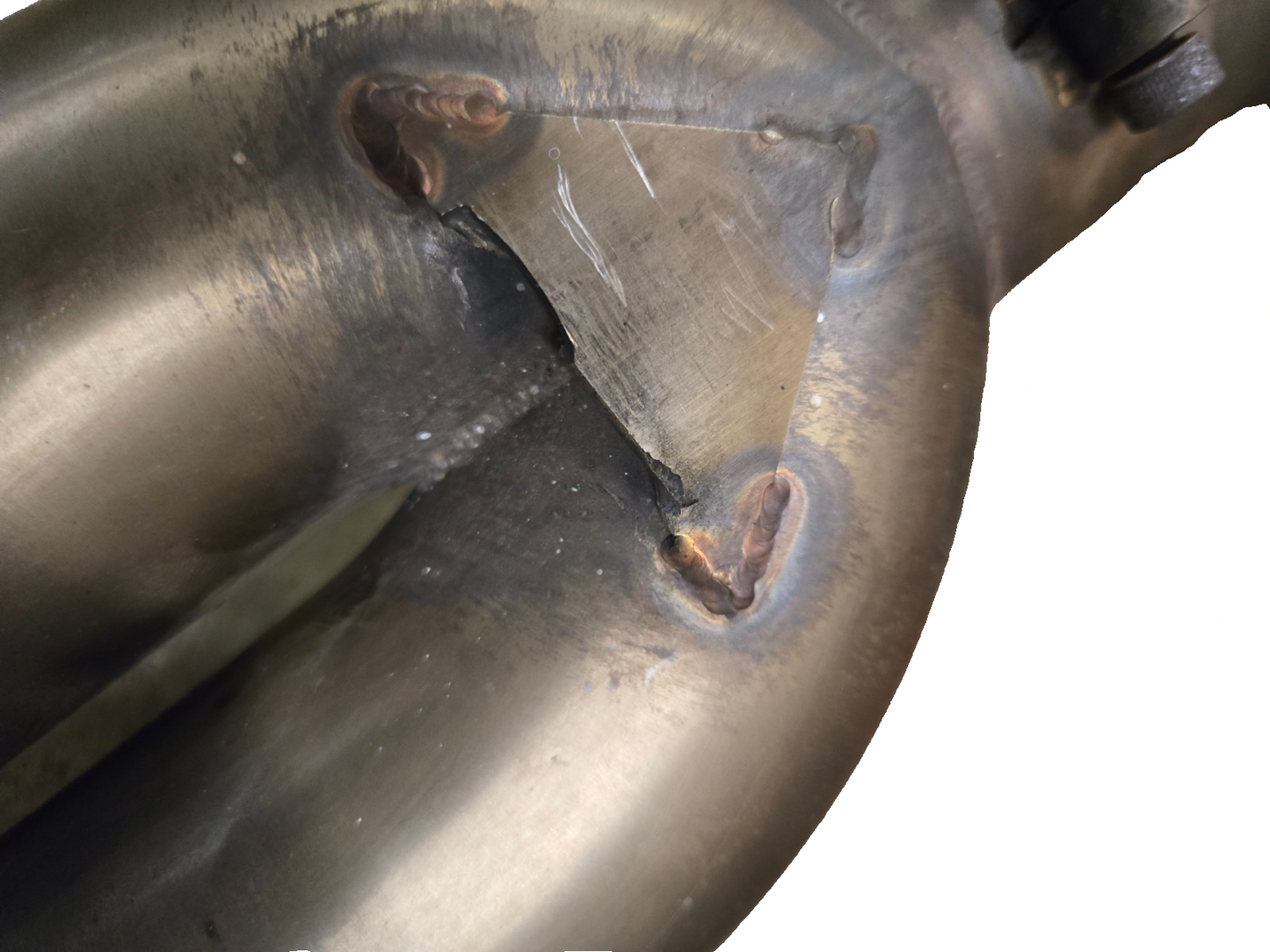 2011 DUCATI MONSTER 796 Dual-Tube Slip-on Muffler MID PIPE  #0245