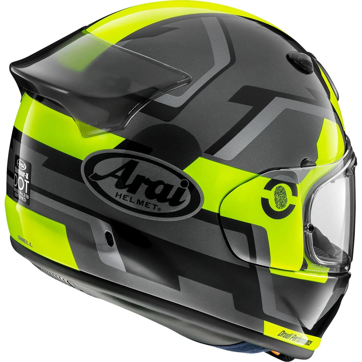 Arai Contour-X Helmet - Face - Fluorescent Yellow - Medium 0101-16063