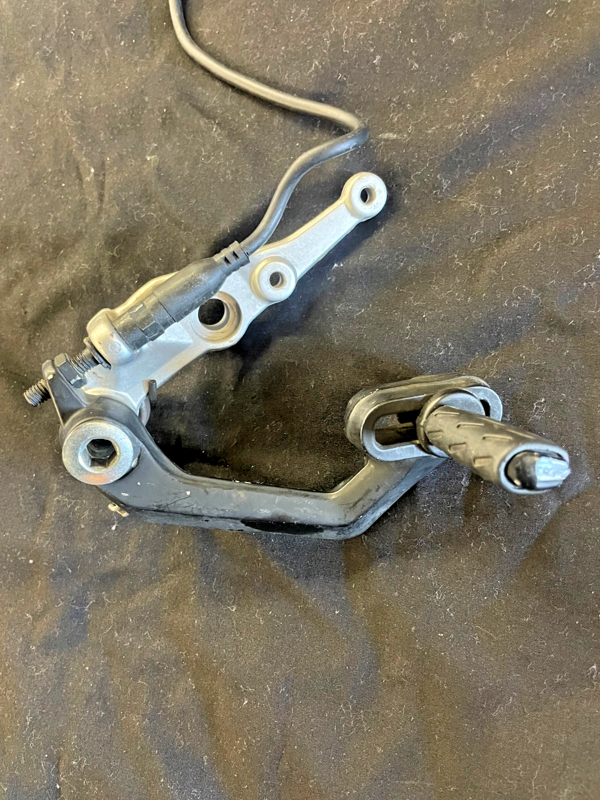 06 Ducati 749 999 Rear Brake pedal and support braket 82910781A 45710151A #0106