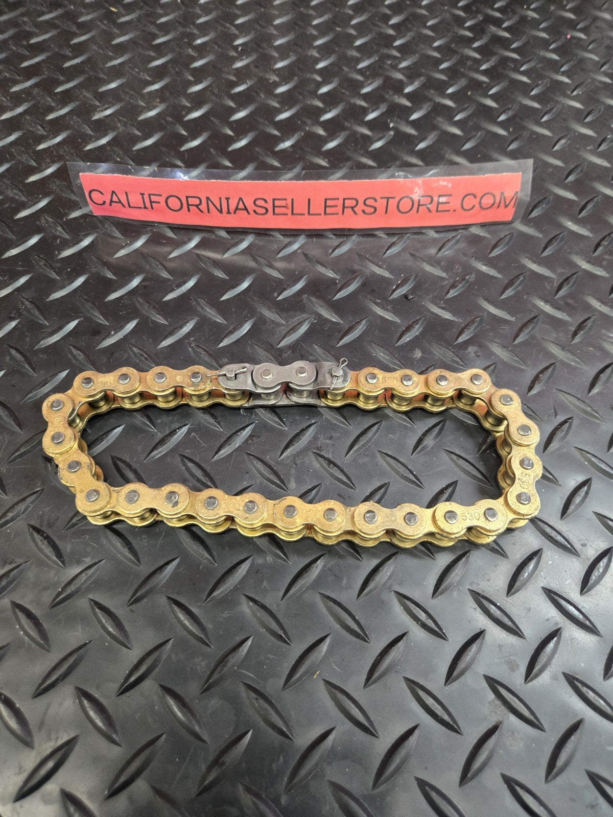 Half Link and master link for 530 standard chain no o-rings #1161
