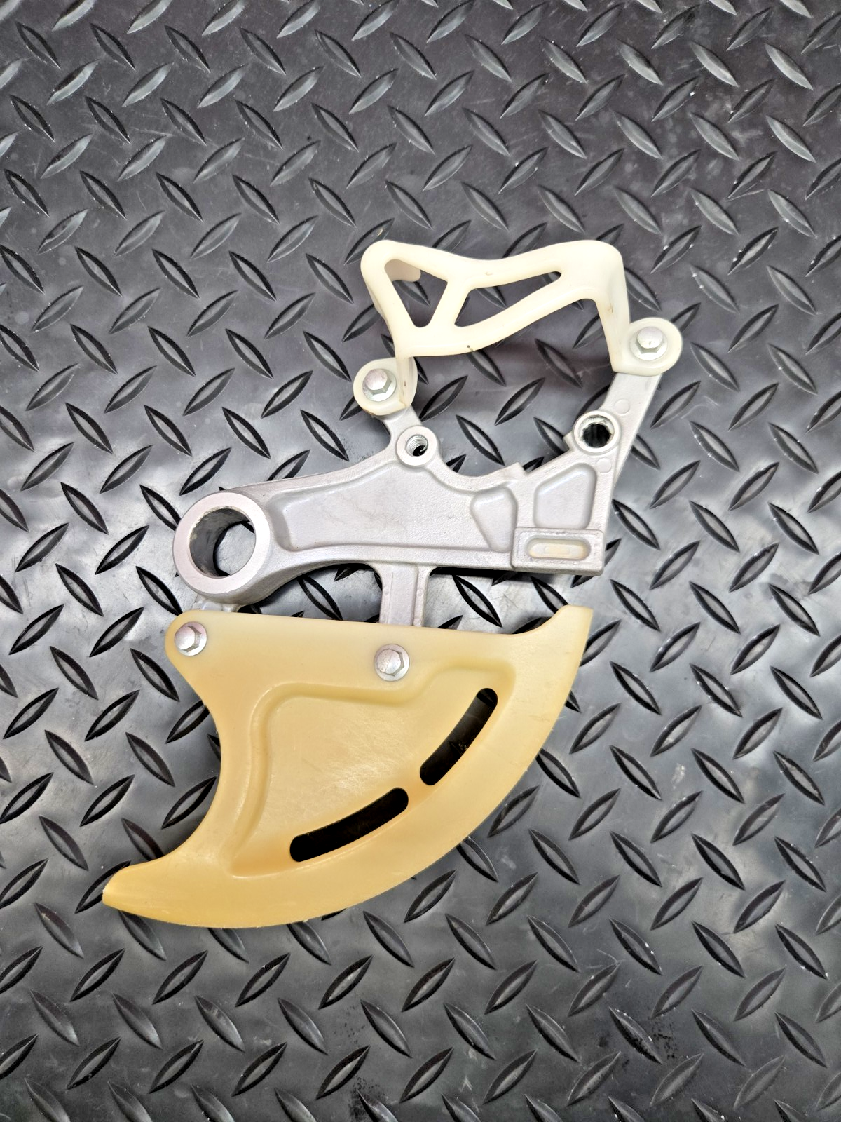 HONDA CRF250 450R X REAR BRAKE CALIPER BRACKET ROTOR PROTECTION 2005-2017 #0778