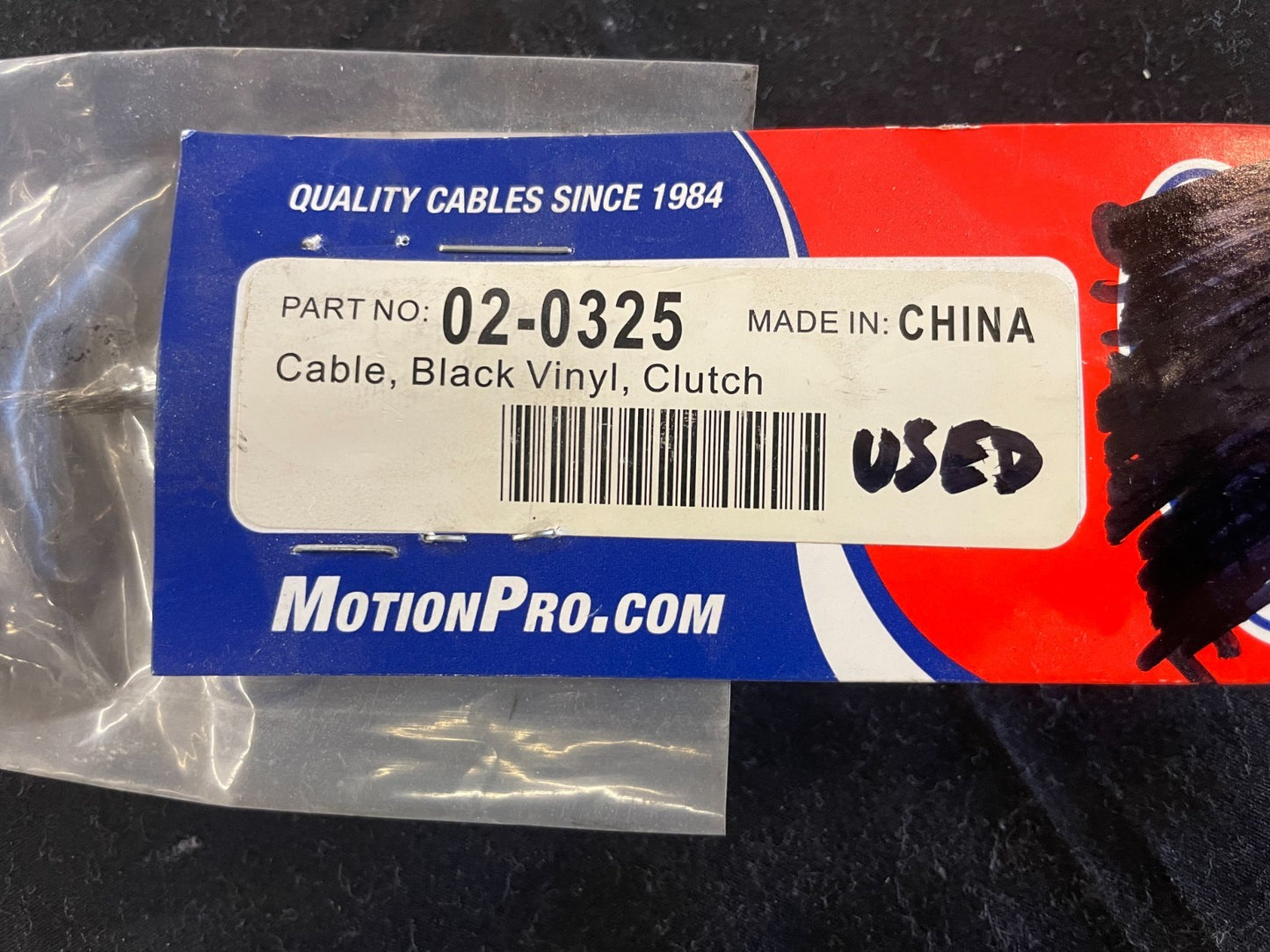 MOTION PRO 02-0525 Black Vinyl Throttle Cable honda vt750 shadow 01-07