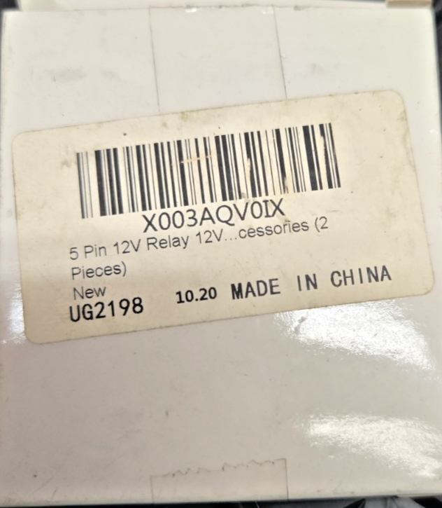Multi Purpose Relay 5-Prong 0332201107 0009827223  #0909