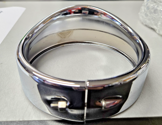 4.5" Fog Lamp Trim Ring Bezel Visor For Harley Softail Touring  #0497