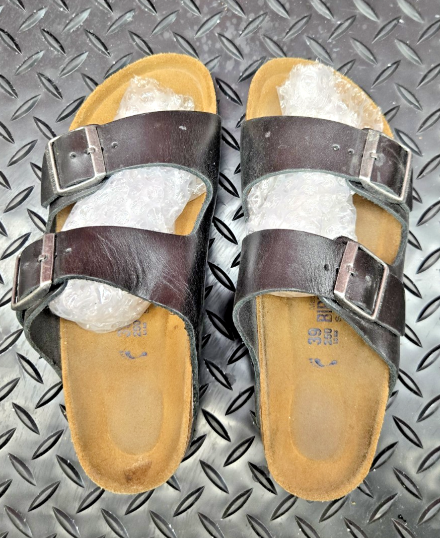 Birkenstock Arizona Black Shoes Sandals WOMEN Size 39 250 US 8 #0503