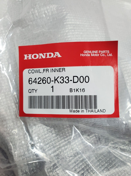 Genuine OEM 2015-2021 CBR300R Upper Front Dash Instrument Cover Fairing Cowling