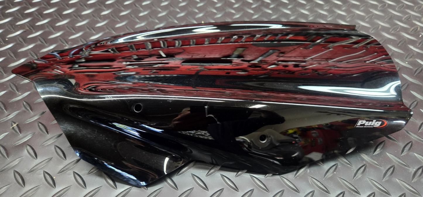 Puig Naked Sport Windscreen Black Kawasaki Z400  #0438