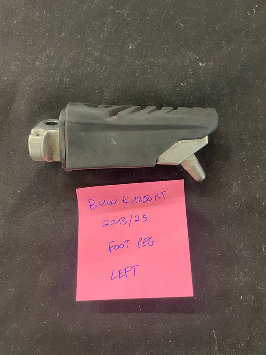 2019 13-25 BMW R1250RT 1250 RT LEFT Foot Peg  #0274