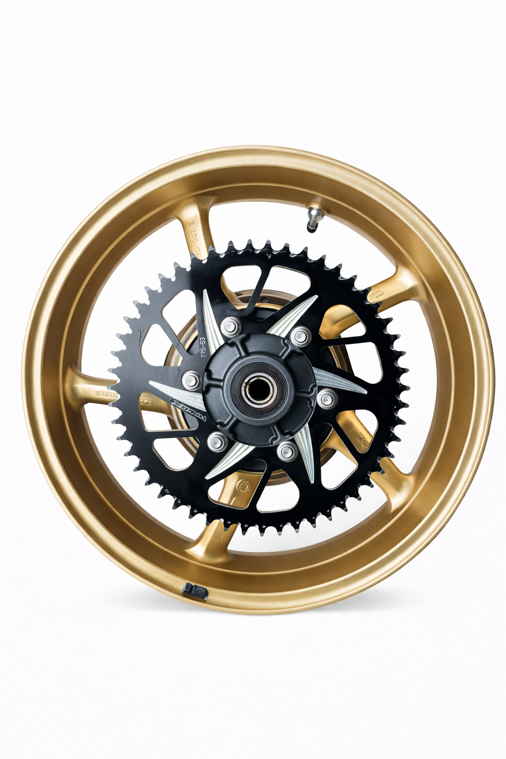 2009 - 2012 TRIUMPH DAYTONA 675 OEM GOLD FRONT/REAR RIM SET  #0360