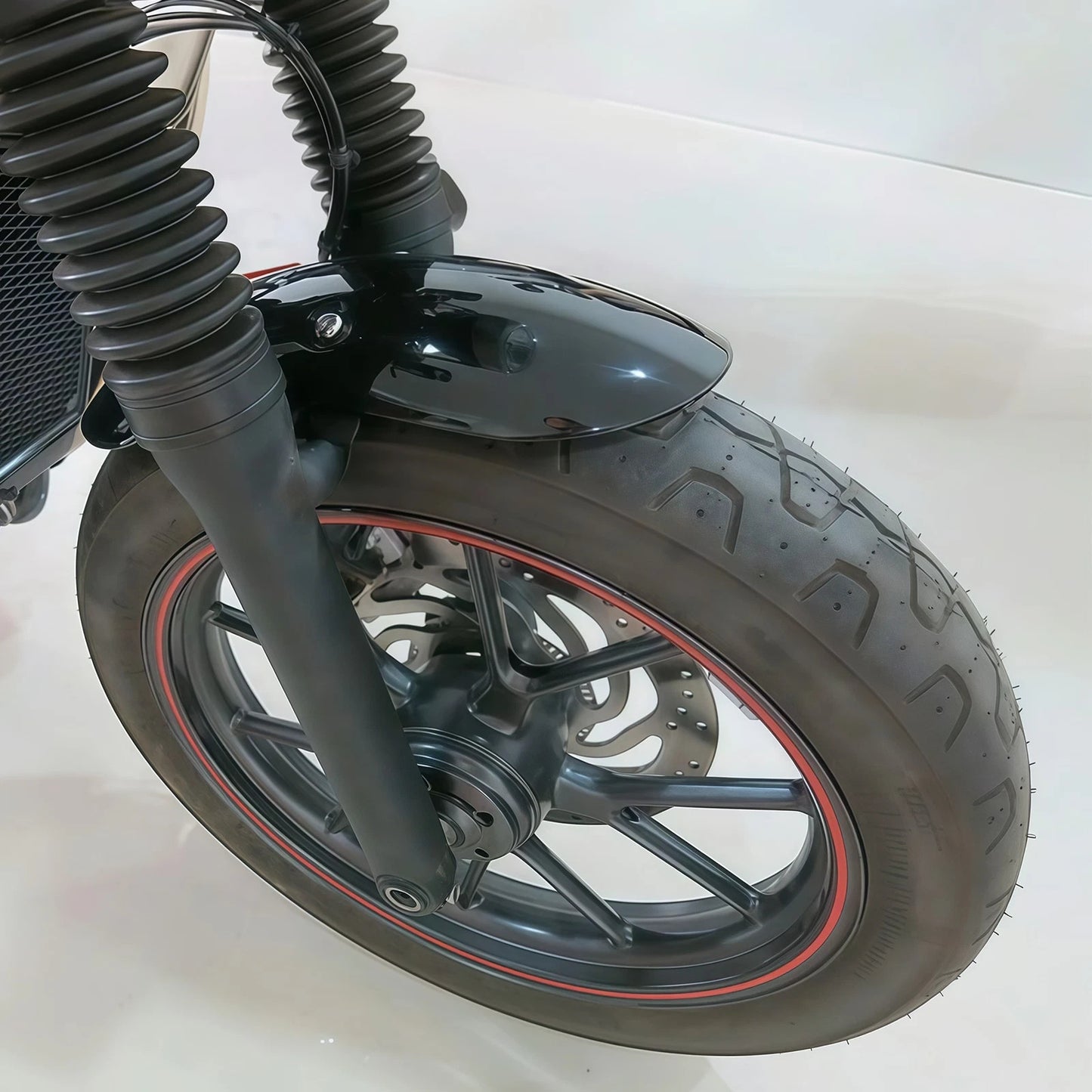 Motorcycle Front Fender Cafe Racer Mudguard Short ABS CAFE RACER  #0120