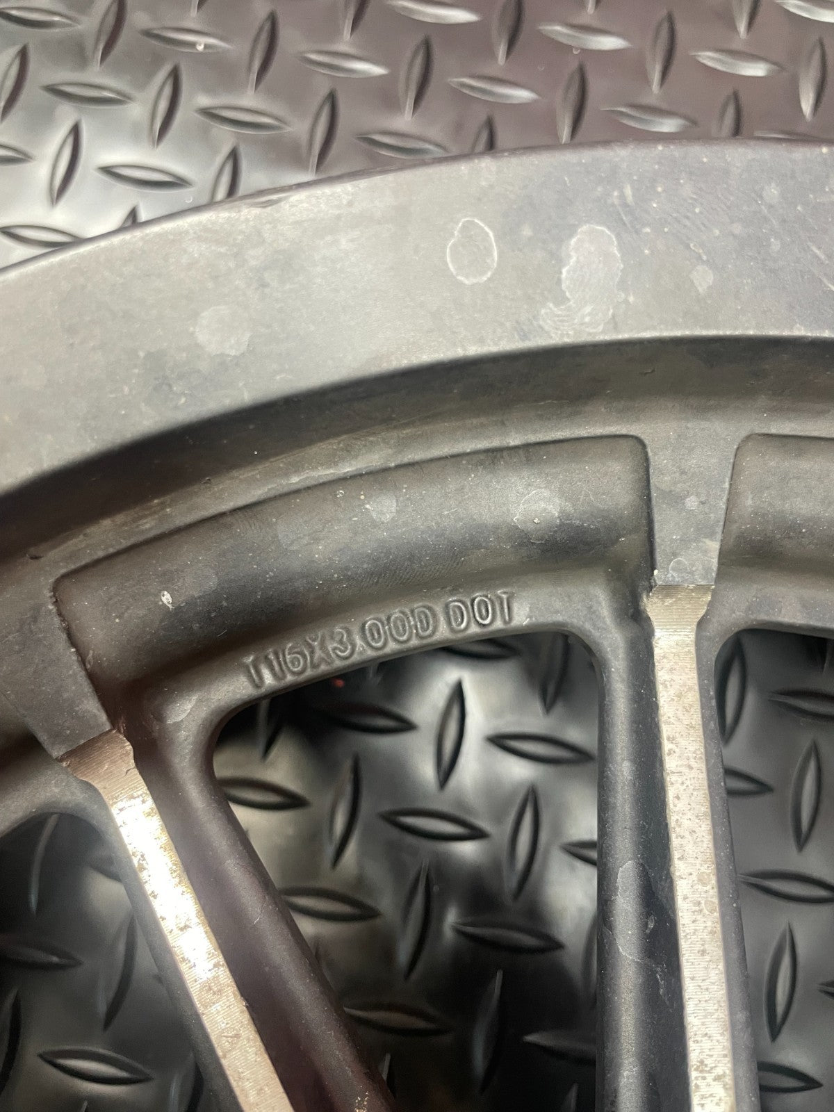 2009-2015 Harley Davidson Sportster 883 Iron 16" Spoked Cast Rear Wheel  #0412