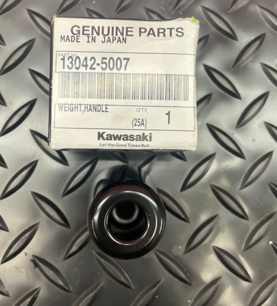 OEM Kawasaki Genuine Weight Handle Bar End - 13042-5007  #0432