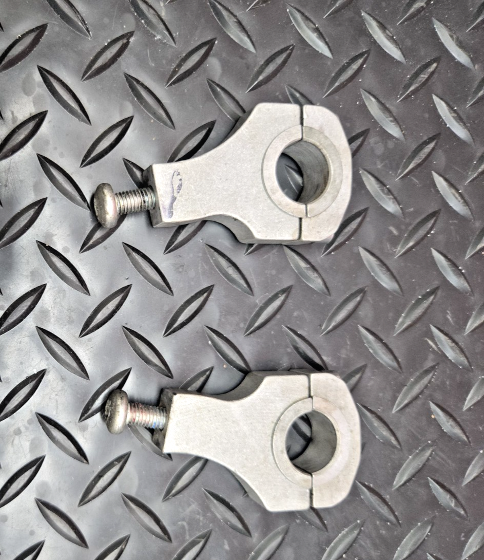Acerbis motorcycle hand guard mounting brackets Hardware 7/8 TO 1" #0793