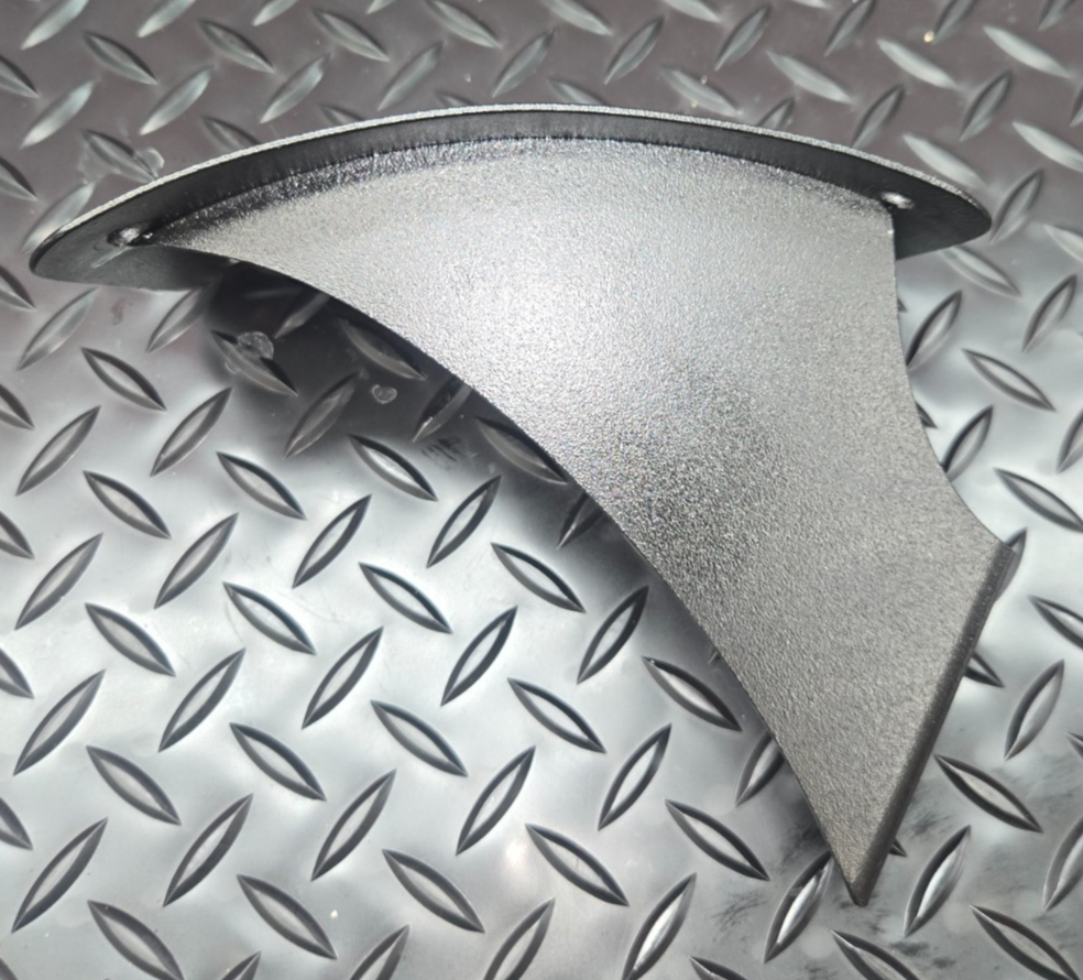 Motorcycle Curved Vertical Side Mount License Plate Holder Bracket  #0425