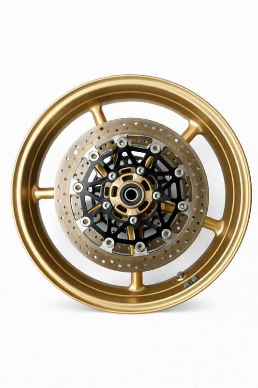 2009 - 2012 TRIUMPH DAYTONA 675 OEM GOLD FRONT/REAR RIM SET  #0360