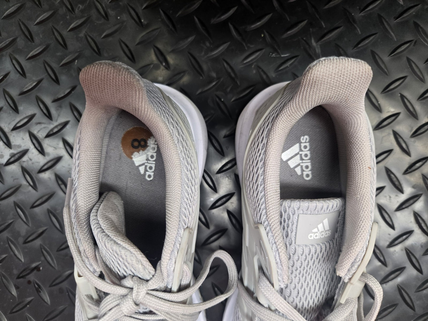 adidas Grey Women's Running Shoes SNICKERS SIZE 8 US #0984