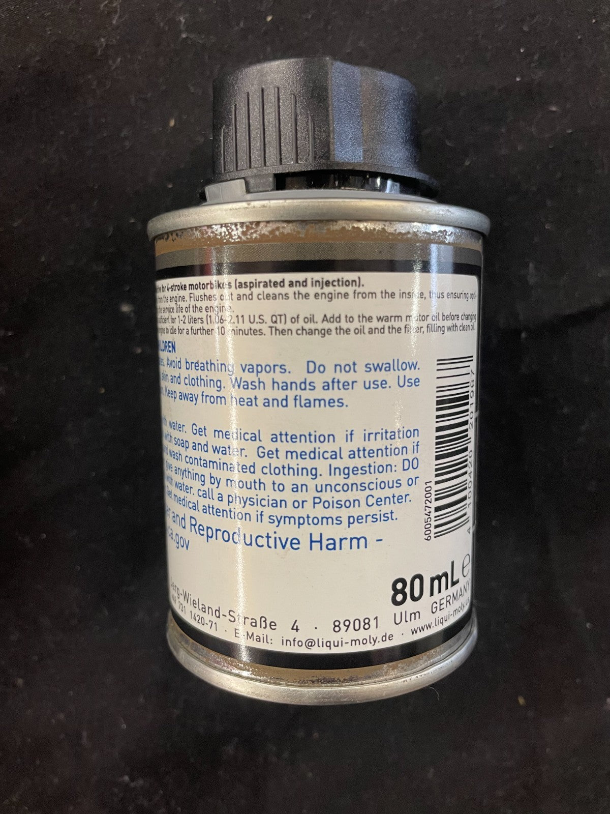 5X LIQUI MOLY 20050 MOTORBIKE ENGINE FLUSH .25 LITER + 1 ENGINE SHOOTER  #0284