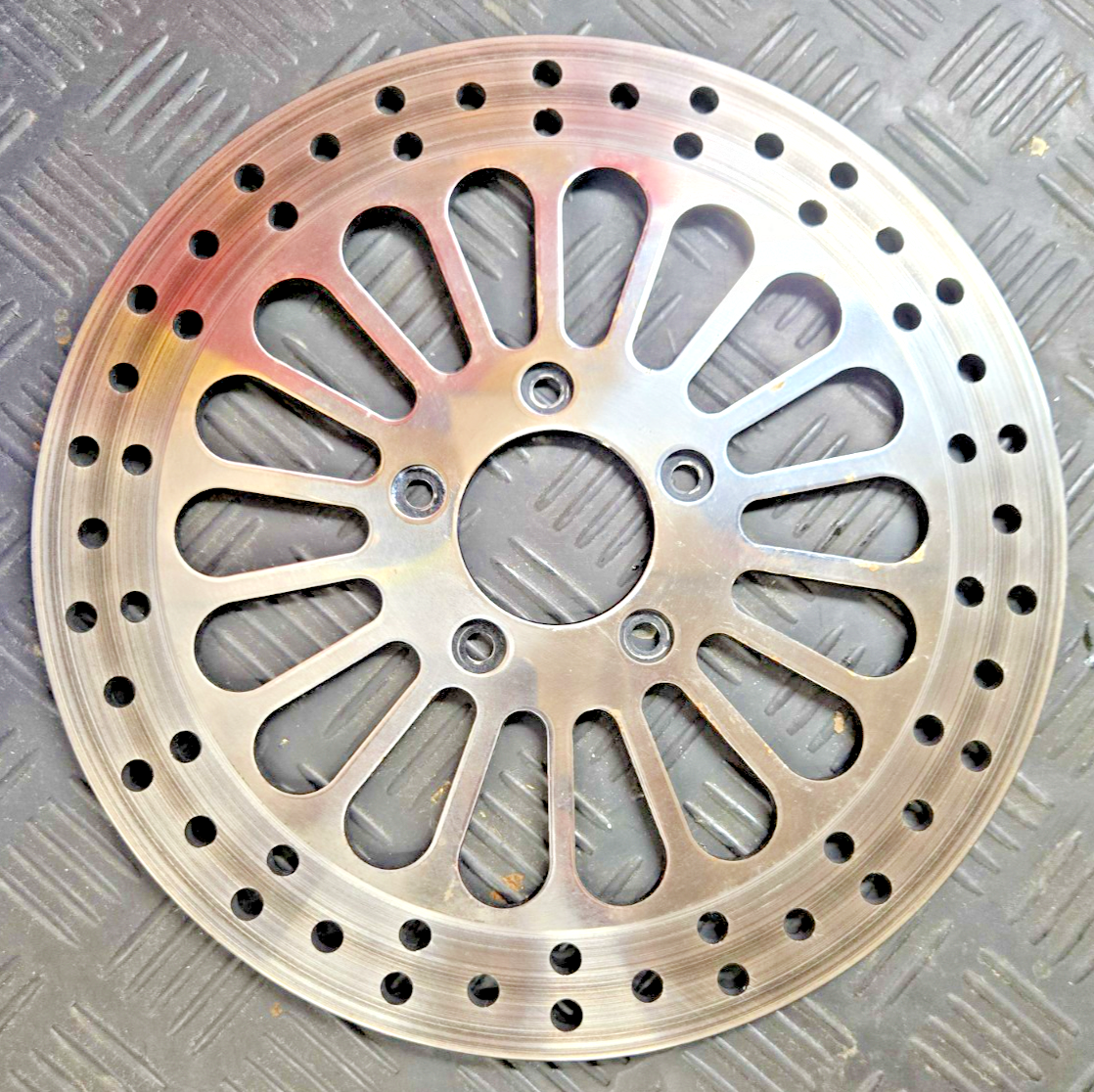 Harley Davidson Electra Glide Road King front rotors chrome EBC pads #0560