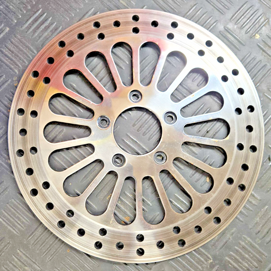 Harley Davidson Electra Glide Road King front rotors chrome EBC pads #0560