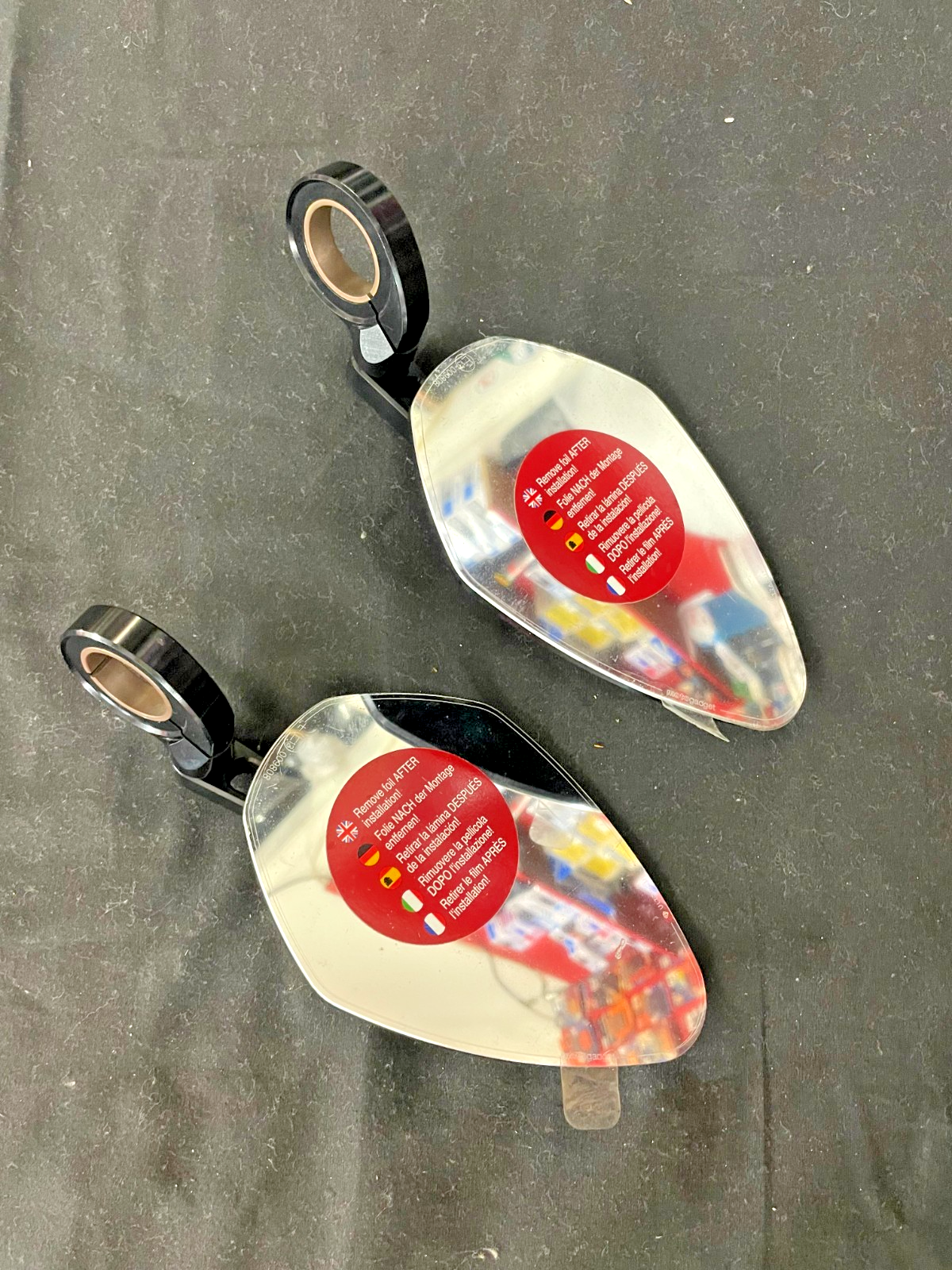 2X Motogadget mo View Sport 60 Glassless Motorcycle Bar-End Mirror  #0160