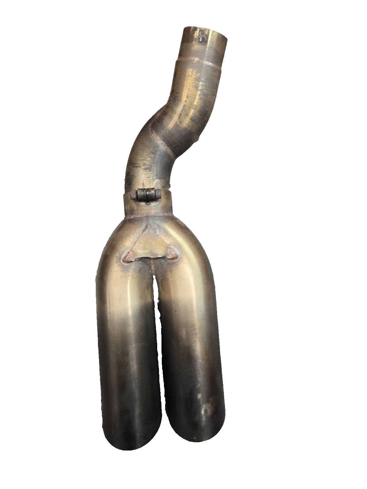 2011 DUCATI MONSTER 796 Dual-Tube Slip-on Muffler MID PIPE  #0245