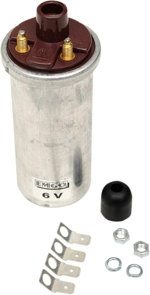 Universal Ignition Coil 6 Volt 2.4 ohms Emgo 24-71516  #0571