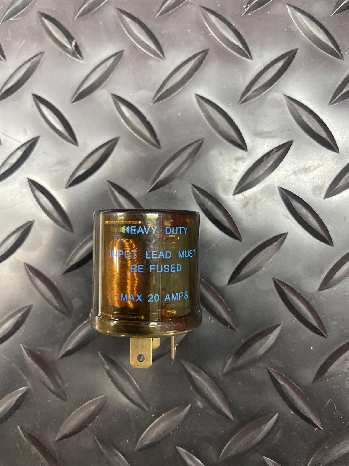K&S 3 PRONG FLASHER RELAY  2020-0064  24-0002  12 VOLT 20 AMPS  #0879