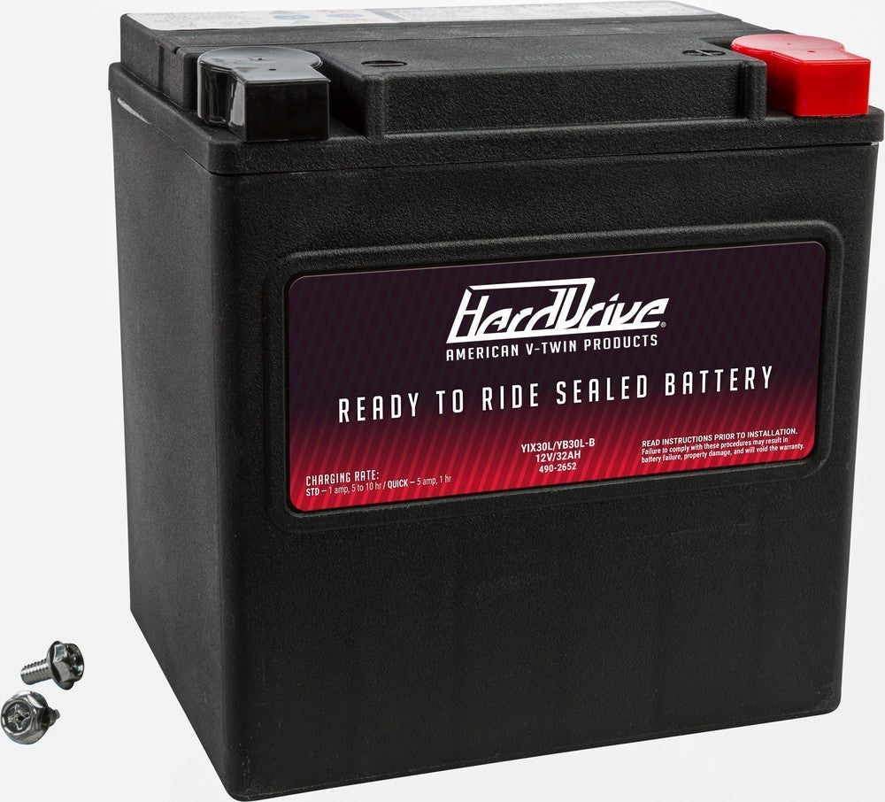 HARD DRIVE AGM Battery Yix30l/Yb30l B HARLEY DAVIDSON Factory Activated Sealed