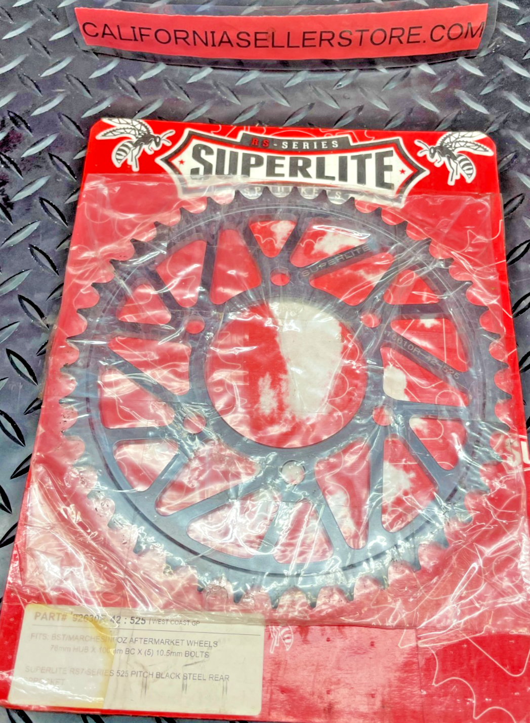SUPERLITE RS7 series REAR sprocket 92630R 525  16610-R 42T OZ MARCHESINI  #0831