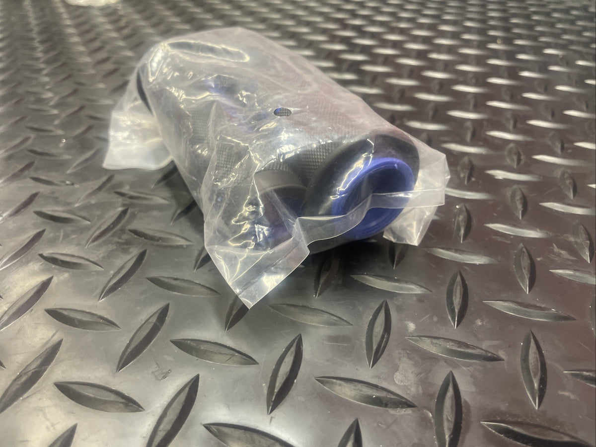 Domino Racing Motorcycle Grips 7/8” 22mm Black / Blue  #1387