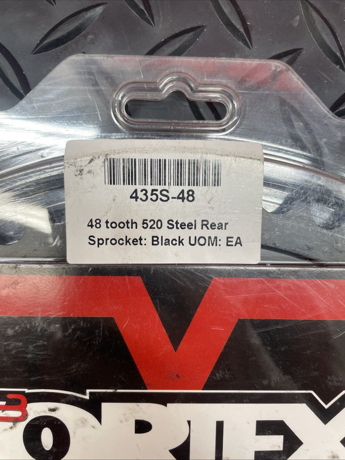 Vortex 435S-48 Steel Rear Sprocket 48T-520 Black  #0816