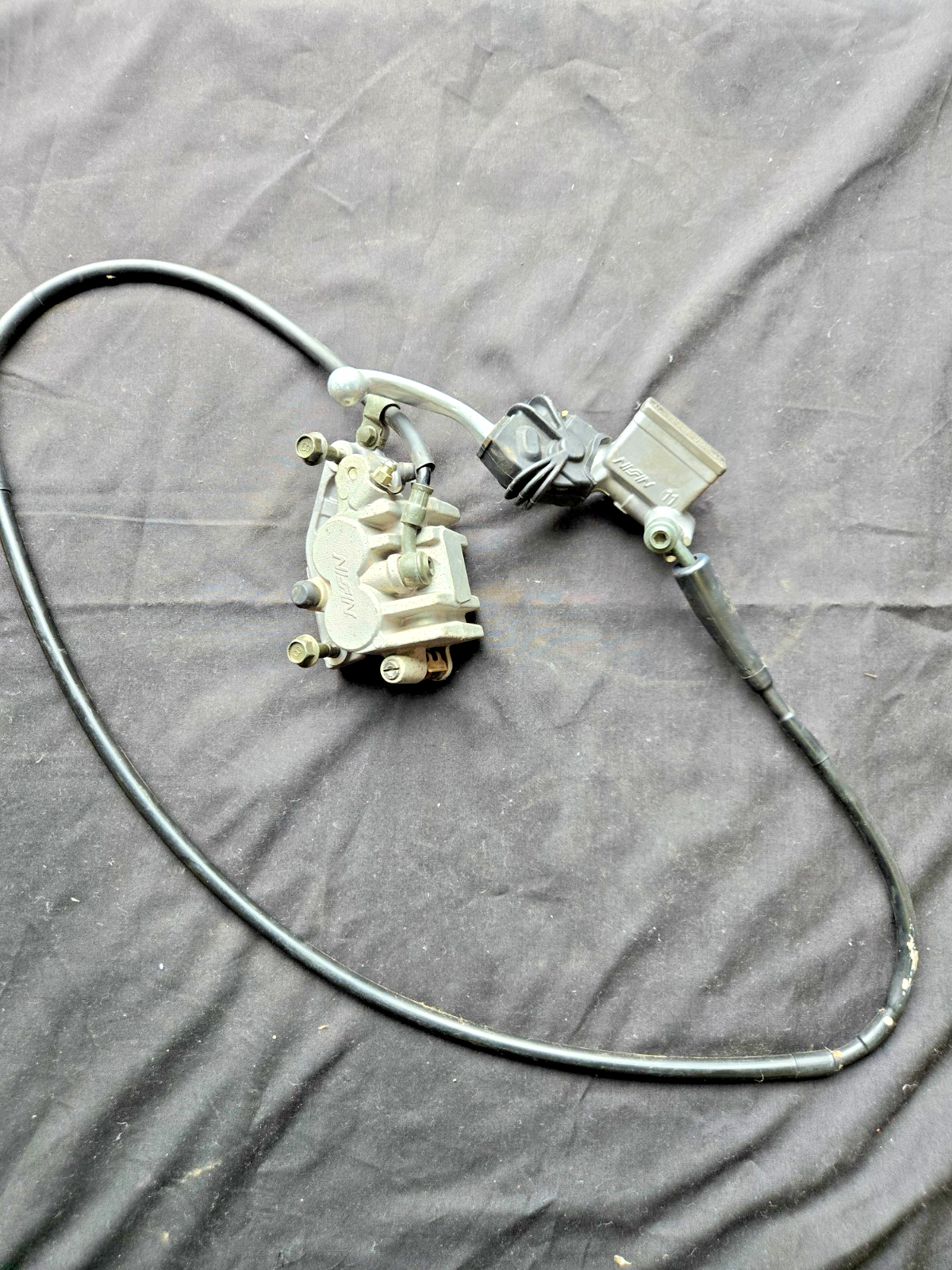 2006 YAMAHA WR450F OEM NISSIN FRONT BRAKE CALIPER MASTER CYLINDER HOSE  #0081