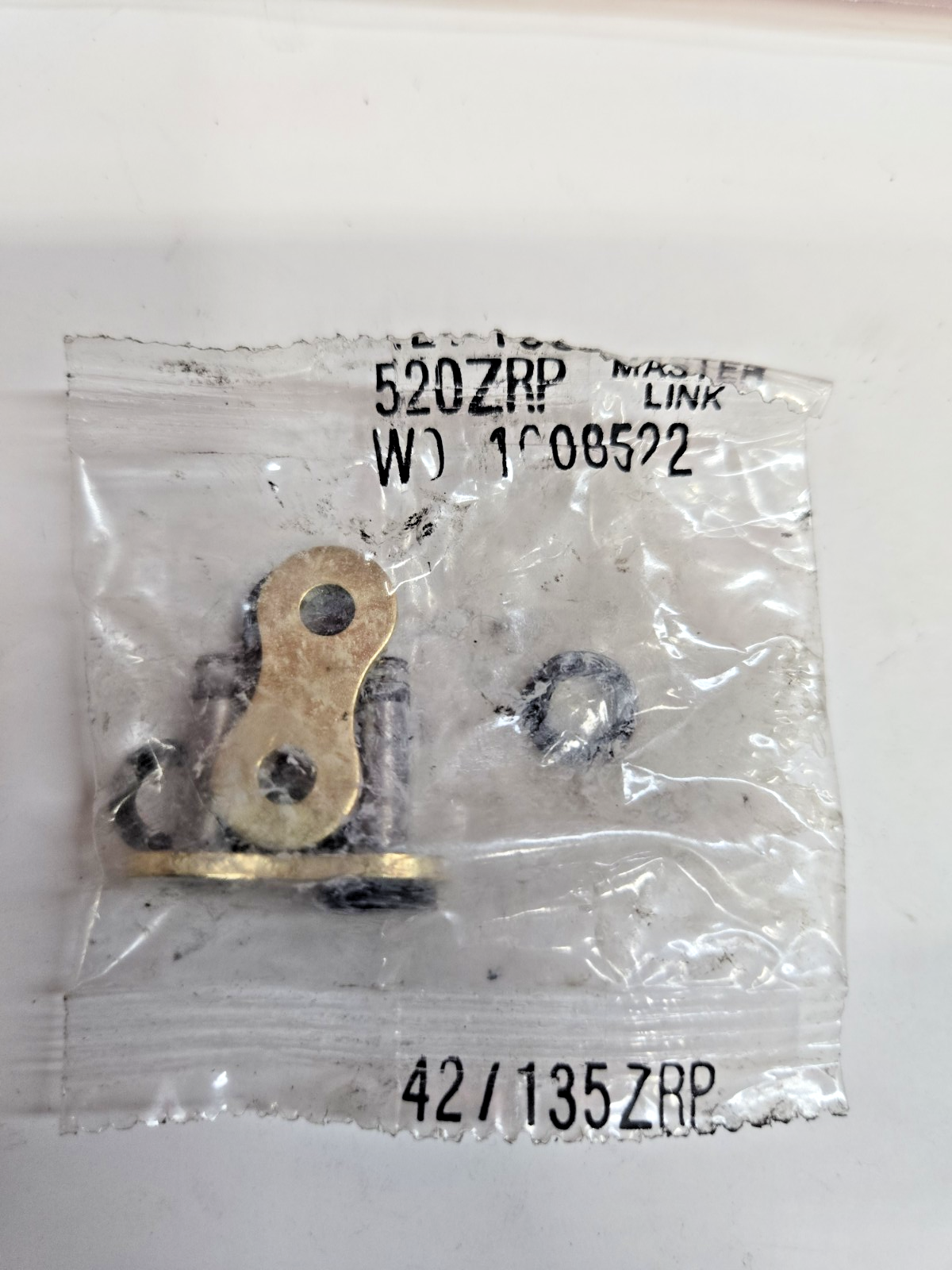 Regina 520 ZRP Series Sportbike Z-Ring Chain Rivet-Type Master Link #1137