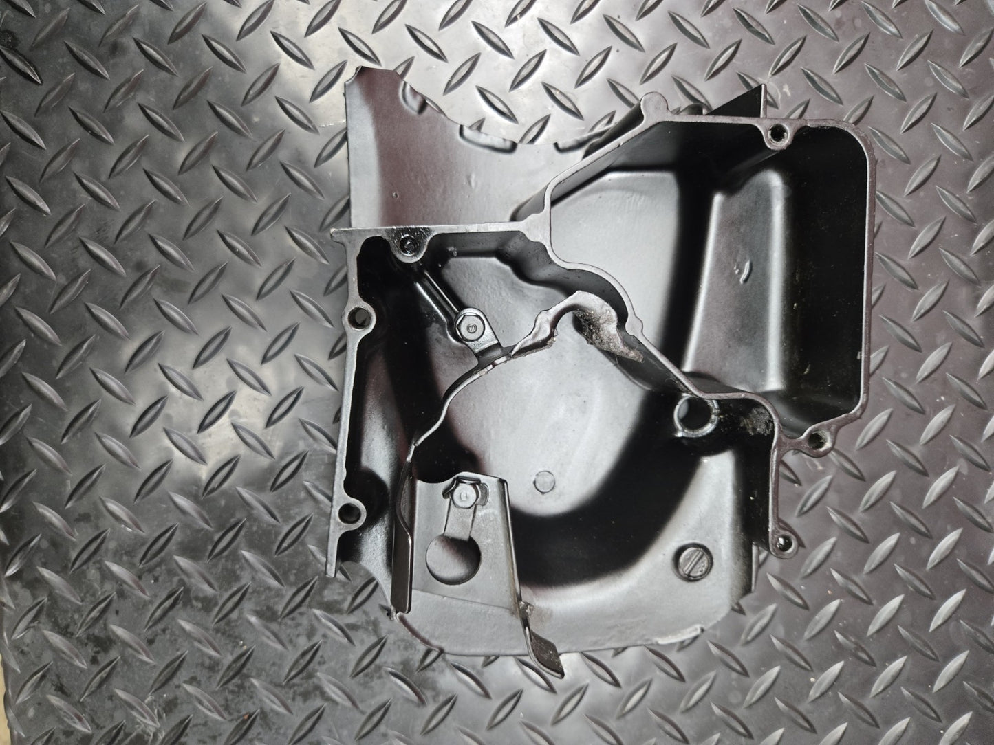 1976 Honda CB550F CB550 left side engine sprocket cover 1974-1978  #0992