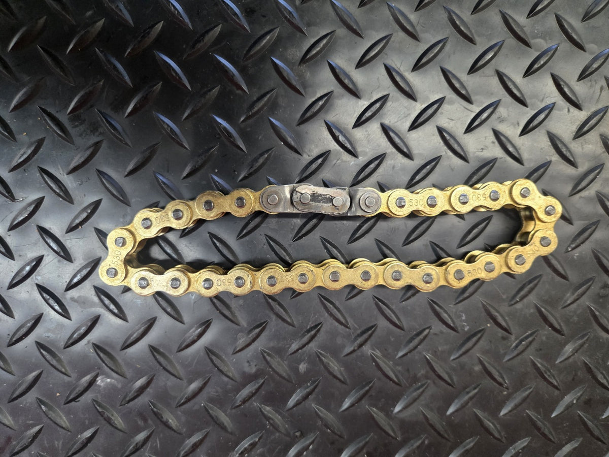 Half Link and master link for 530 standard chain no o-rings #1161