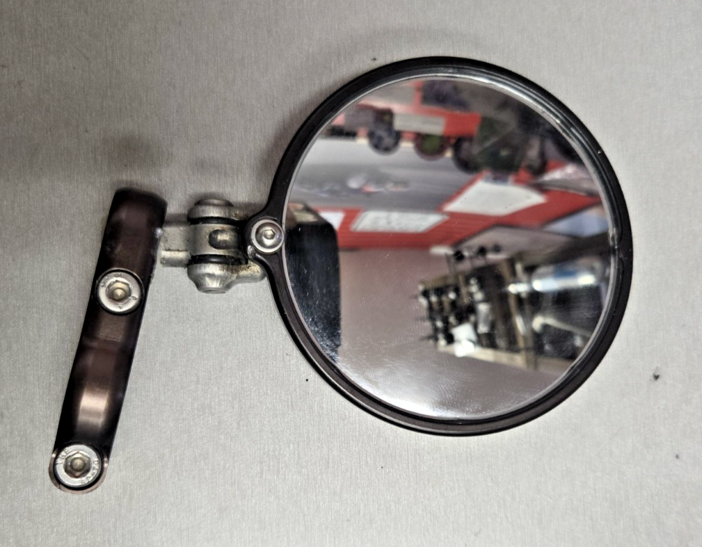 CRG END BAR Round Rearview Mirror CAFE RACER  #0681
